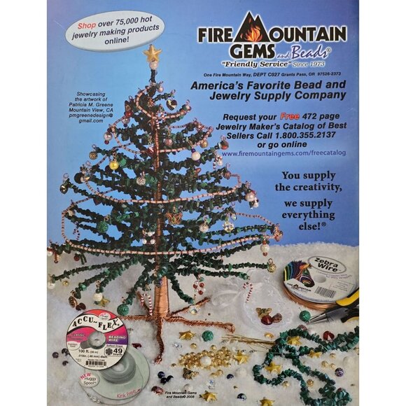 Beadwork Magazine December 2008 January 2009 - Picture 13 of 16